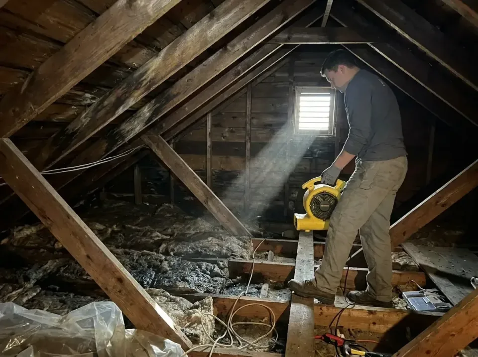 attic-water-damage-drying-proc-007 — frequently asked questions, Emergency Water Extraction & 24/7 Flood Response in St. Joh…